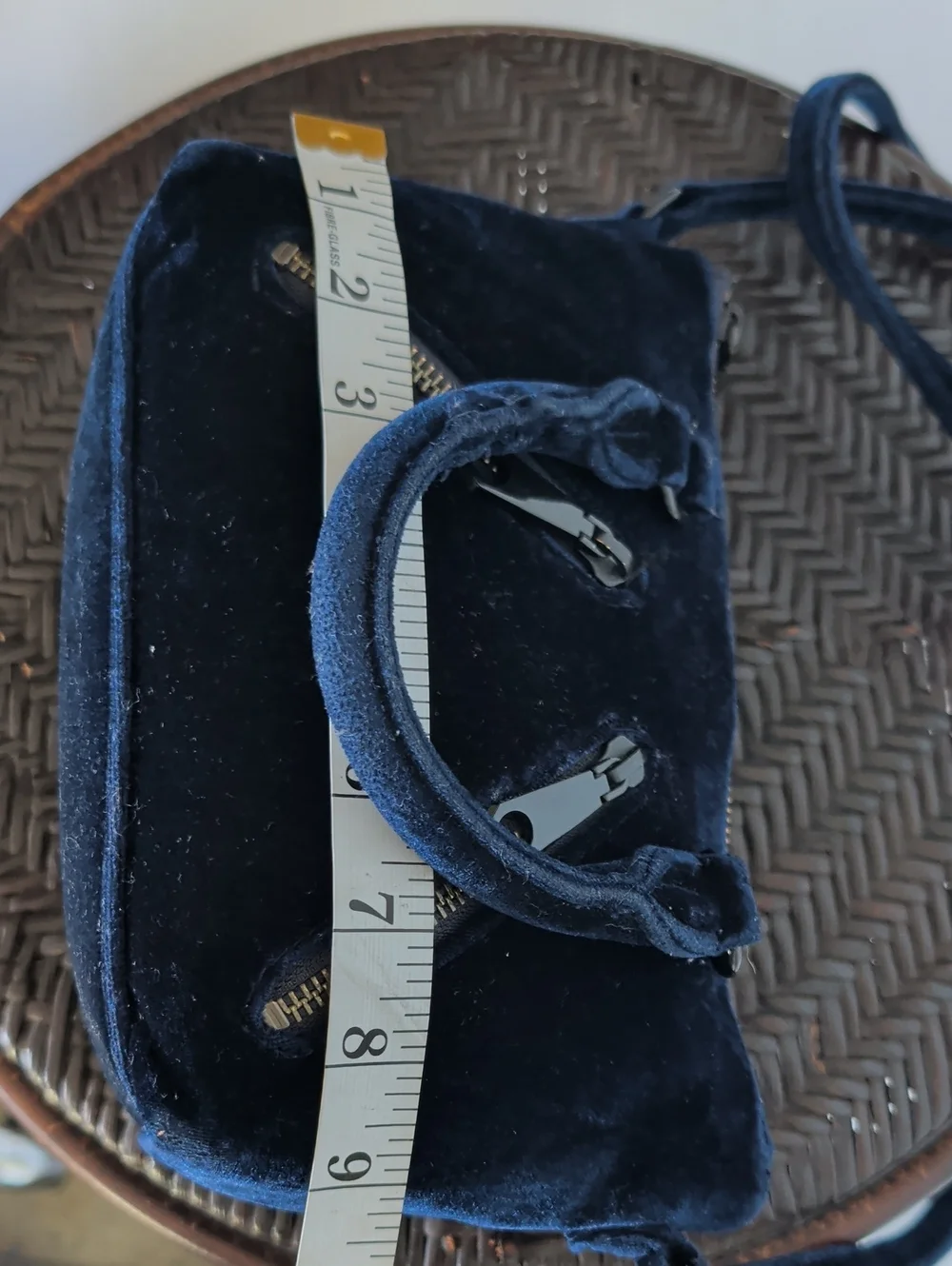 Rebecca Minkoff Velvet Navy Blue Crossbody Bag